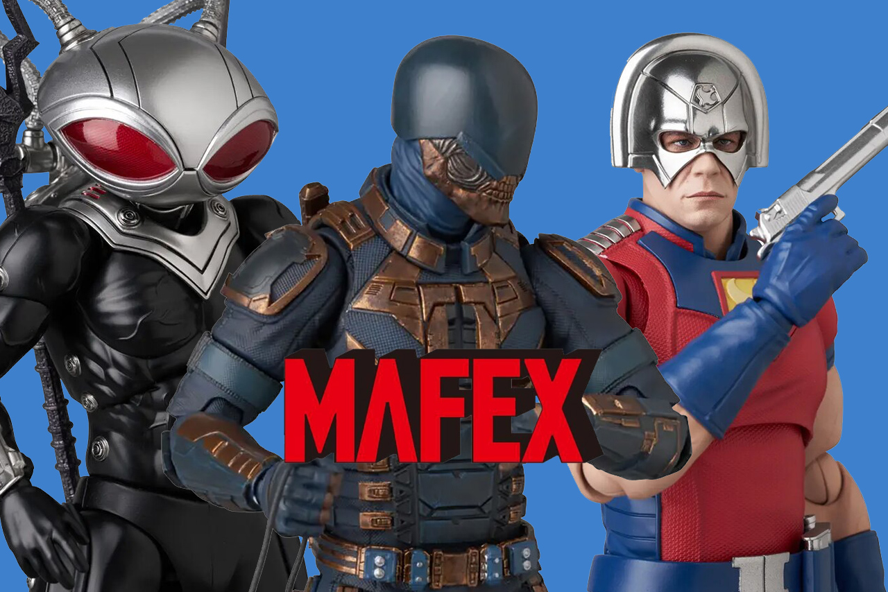 UPDATED – Official Images for 3 New DC MAFEX Figures! Bloodsport, Peacemaker, and Black Manta!