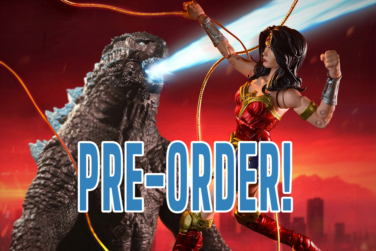 Wonder Woman vs Godzilla 2-pack pre-order