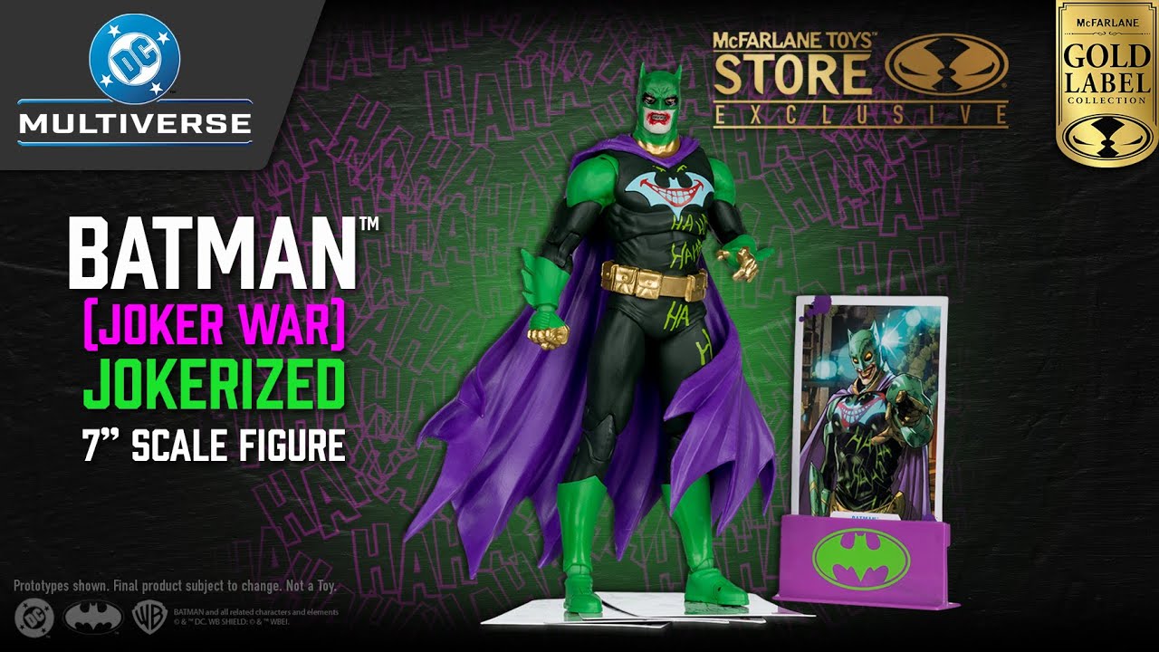 New DC Multiverse Batman (Joker War) Jokerized Figure Available Now!
