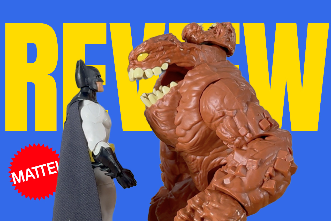 Mattel DC Premier Batman vs Clayface action figure 2-pack set featuring the 6.5-inch Batman figure alongside the 7.5-inch Monster Mode Clayface.