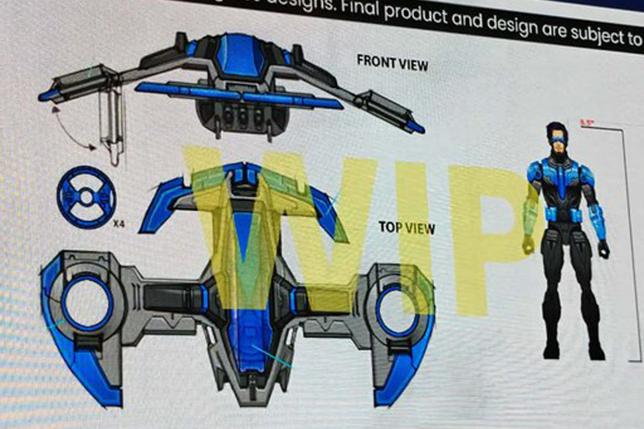 Mattel Cyber Glider and Nightwing Revealed at SDCC for Cyber Chaos Line