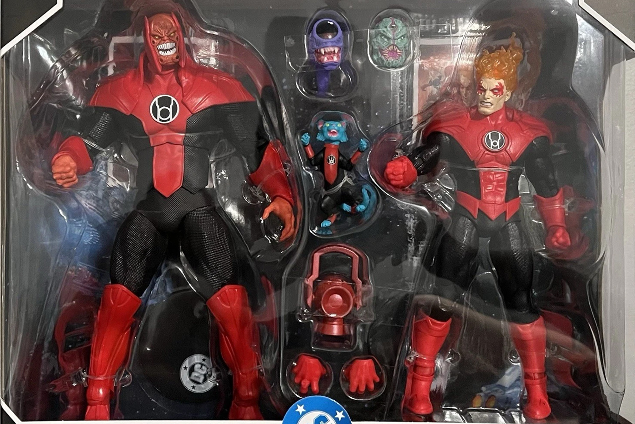 First Look: McFarlane Atrocitus Red Lanterns 2-Pack Leaks