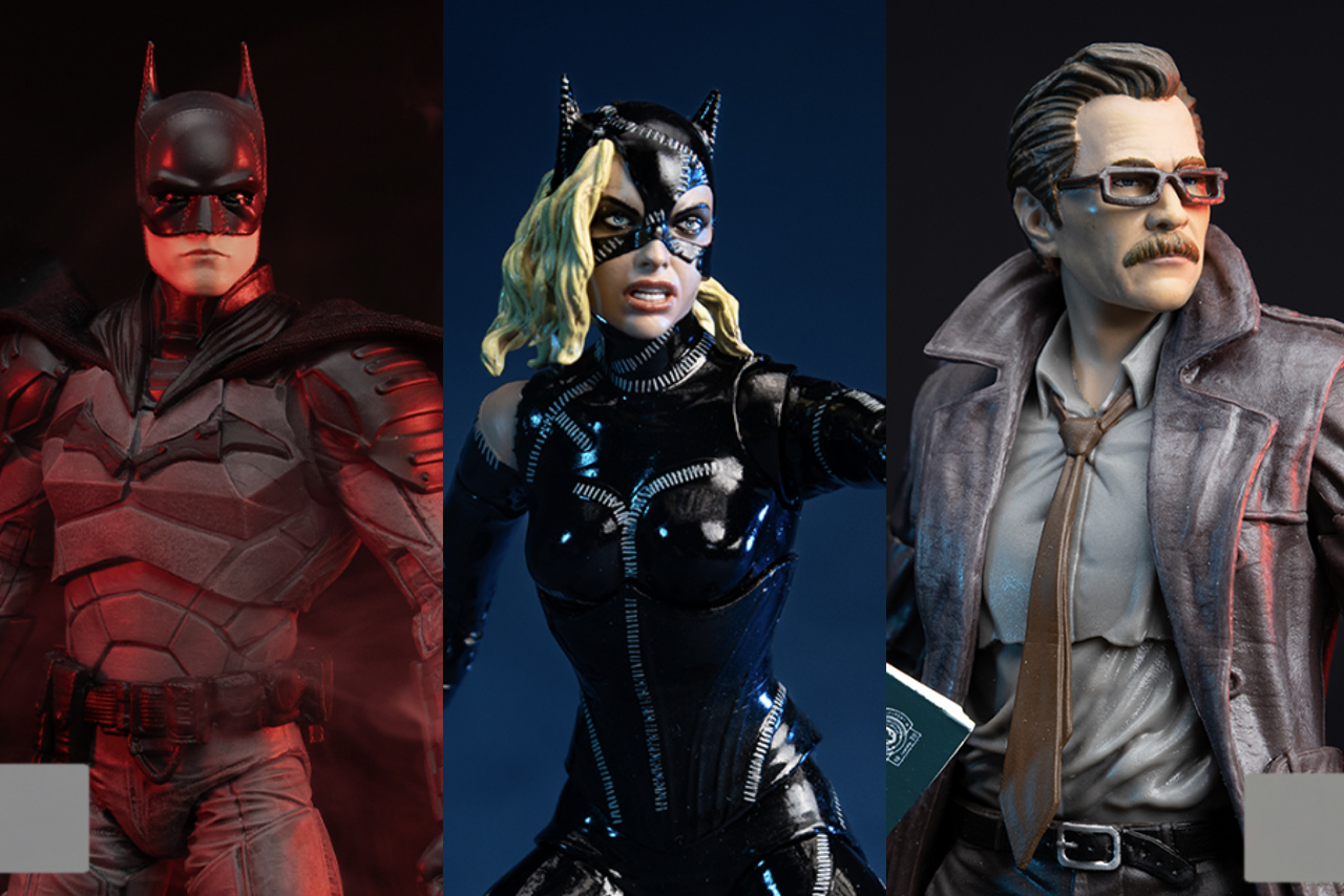 McFarlane Toys Deluxe Theatrical Edition Expands with Gordon, Batman & Catwoman Pre-Order Today